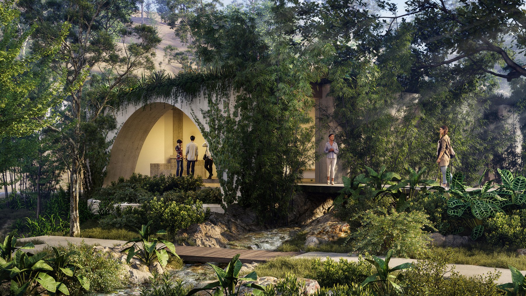 Kokoro Springs — hospitality architecture, Lake County, California